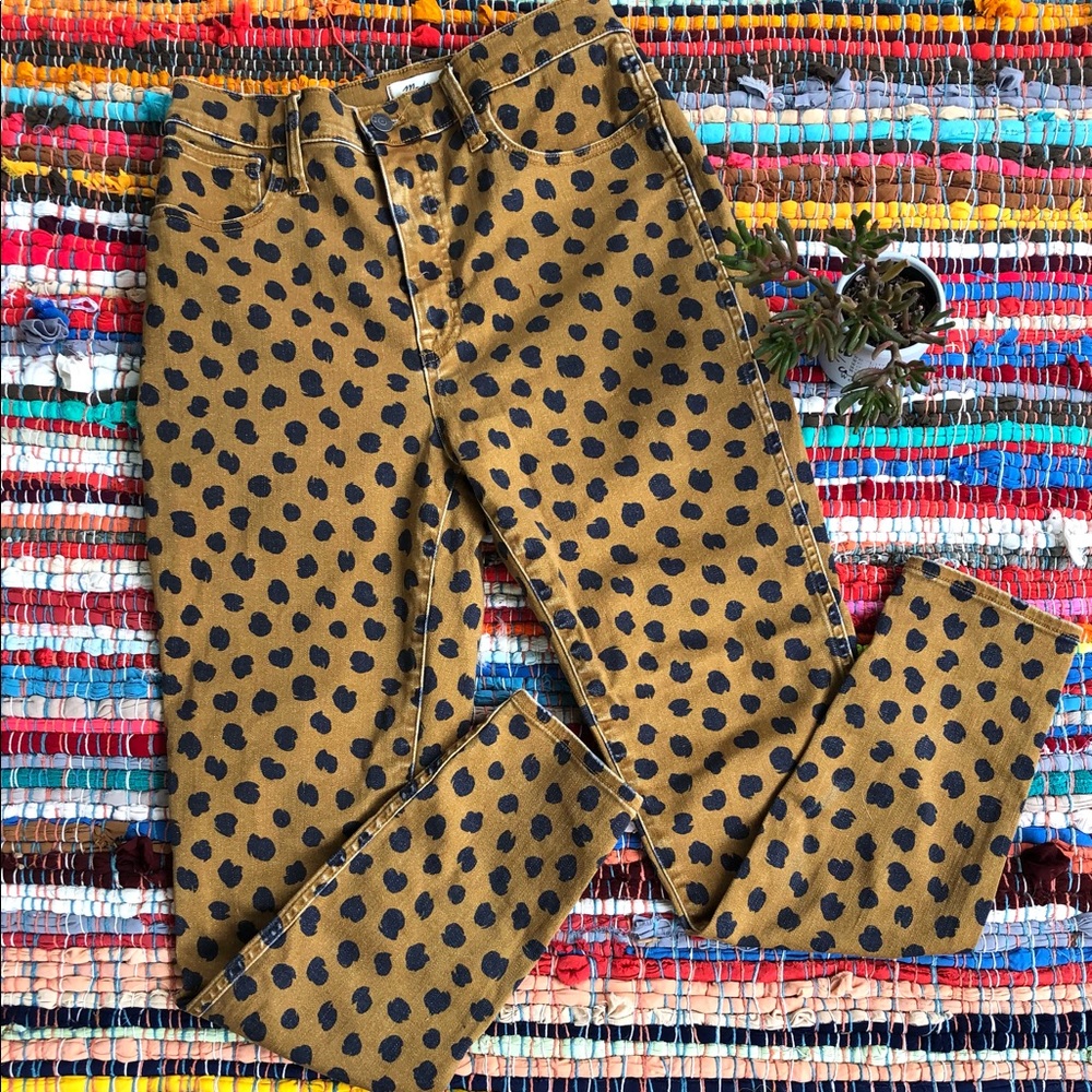 Madewell Cheetah Print Skinny Jeans - Size 30